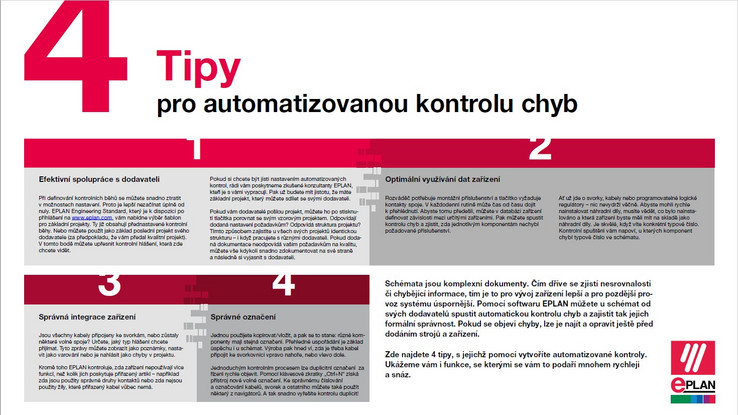 Čtyři tipy jak mohou kontrolní běhy zvýšit kvalitu vaší elektrotechnické dokumentace