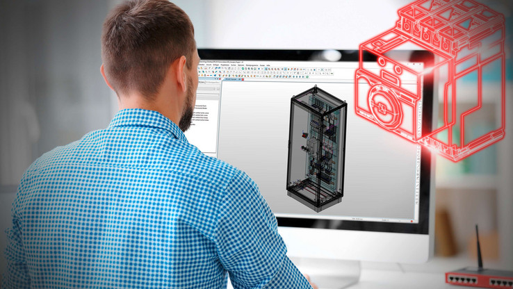 Rittal a EPLAN společně dlouhodobě nabízejí produkty a software, pomocí kterého je zákazník schopen svoje elektrické zařízení projektovat a konstruovat ve 3D